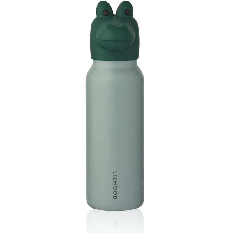 Wasserflasche "Falk Crocodile Lid Peppermint / Garden green"