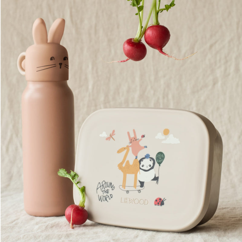 Wasserflasche "Falk Rabbit Lid Pale tuscany"
