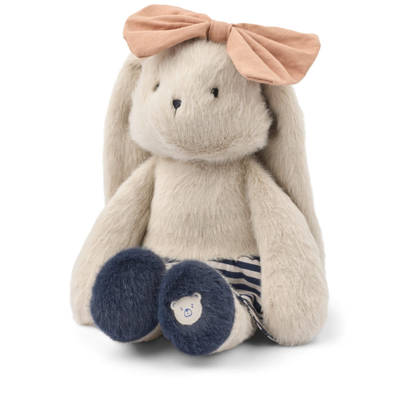 Plüschtier "Babette Rabbit Mist / Navy stripe mix"