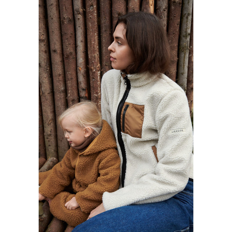 Baby-Overall aus Fleece “Fraser Golden Caramel”