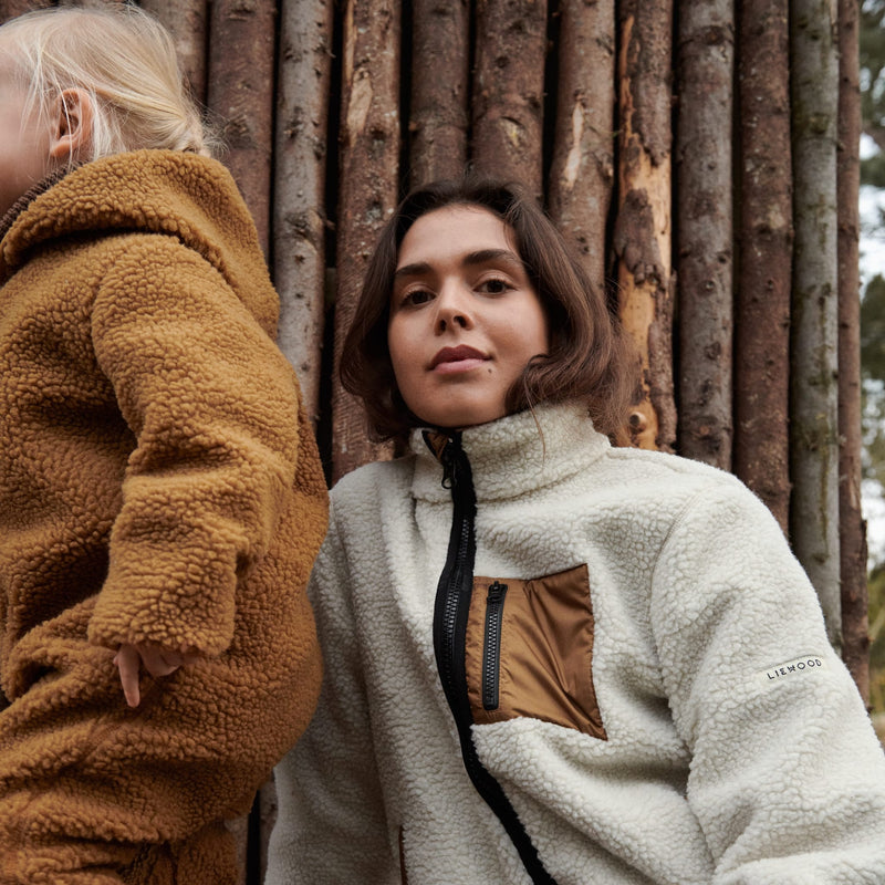 Baby-Overall aus Fleece “Fraser Golden Caramel”