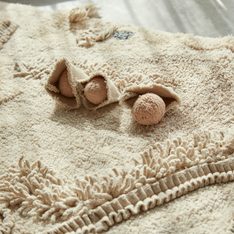 Waschbarer Baumwollteppich “Seabed” 140 x 200 cm