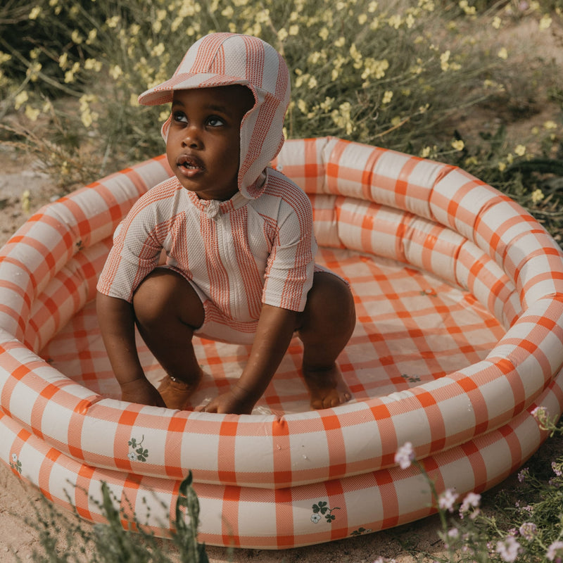 Babybecken "Gingham Sorrel Red"