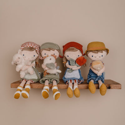 Kuschelpuppe "Holländische Rosa" 35cm