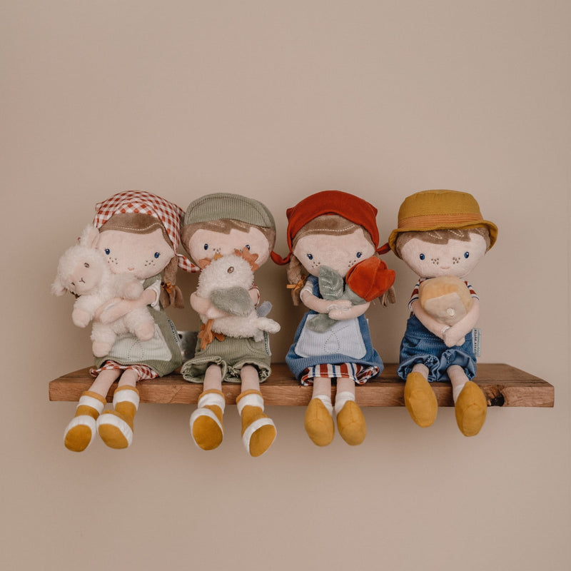 Kuschelpuppe "Holländische Rosa" 35cm