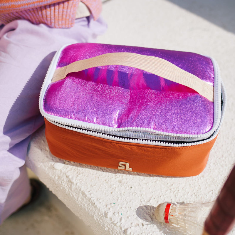 Kühltasche "Better Together Glossy Magenta + Gravel Orange"