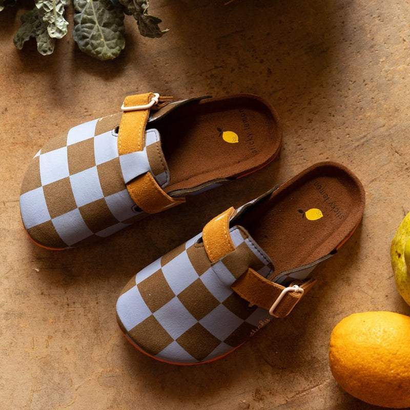 Sticky Lemon Clogs "Farmhouse Edition Soil Green / Blooming Purple"