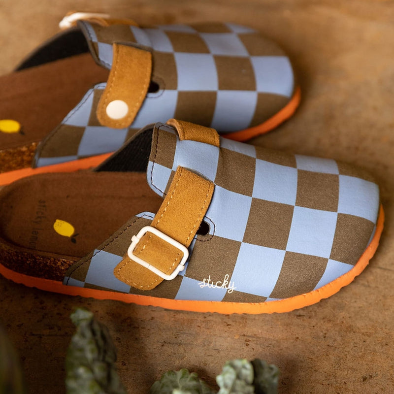 Sticky Lemon Clogs "Farmhouse Edition Soil Green / Blooming Purple"
