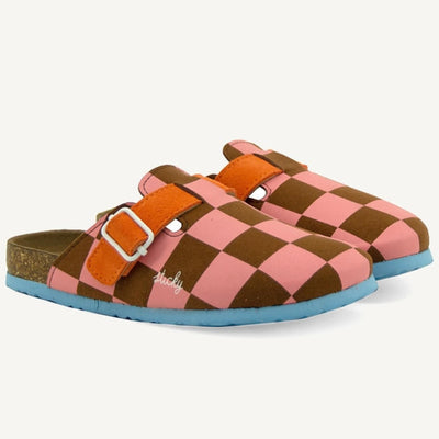 Sticky Lemon Clogs "Farmhouse Edition Flower Pink + Willow Brown"
