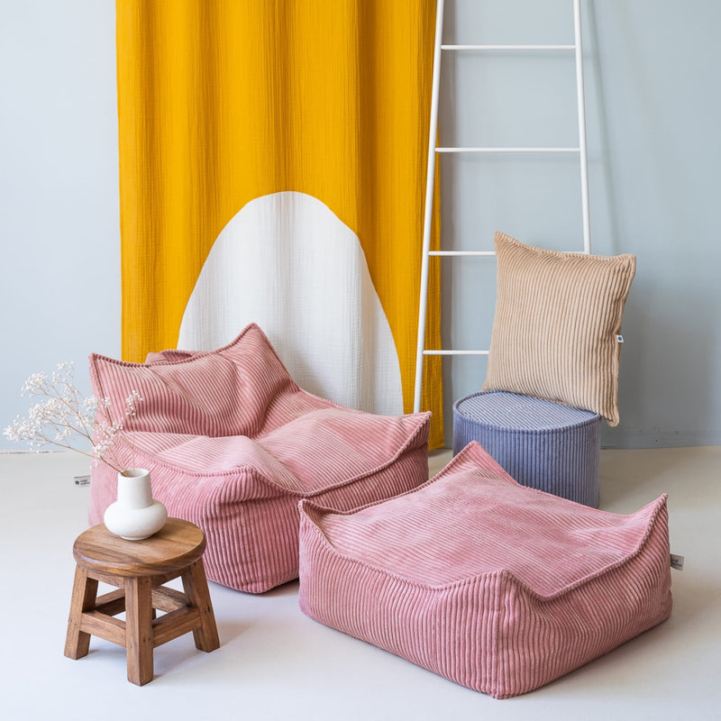 Sitzhocker "Square Pink Mousse"