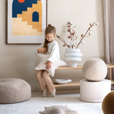 Sitzpuff "Cream White"