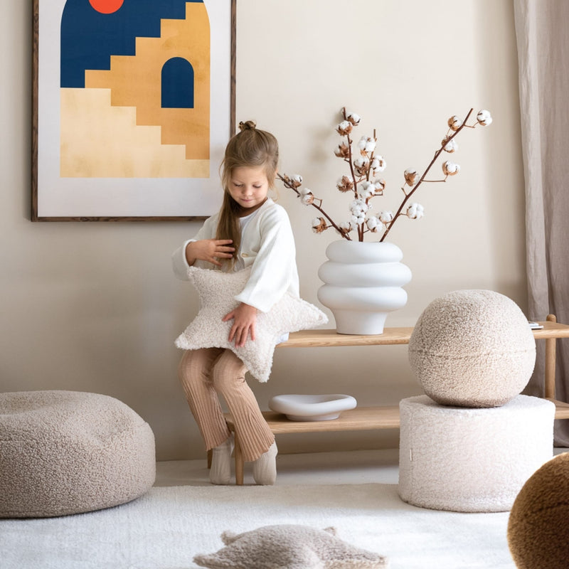 Sitzpuff "Cream White"