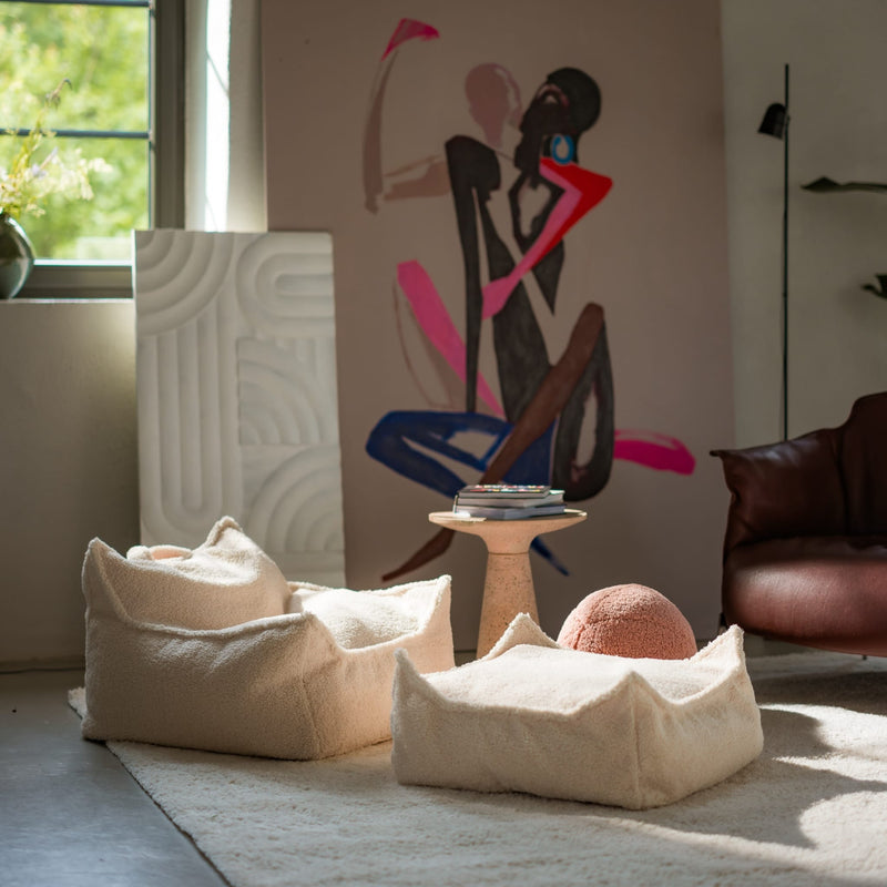 Sitzsack Sessel "Cream White"