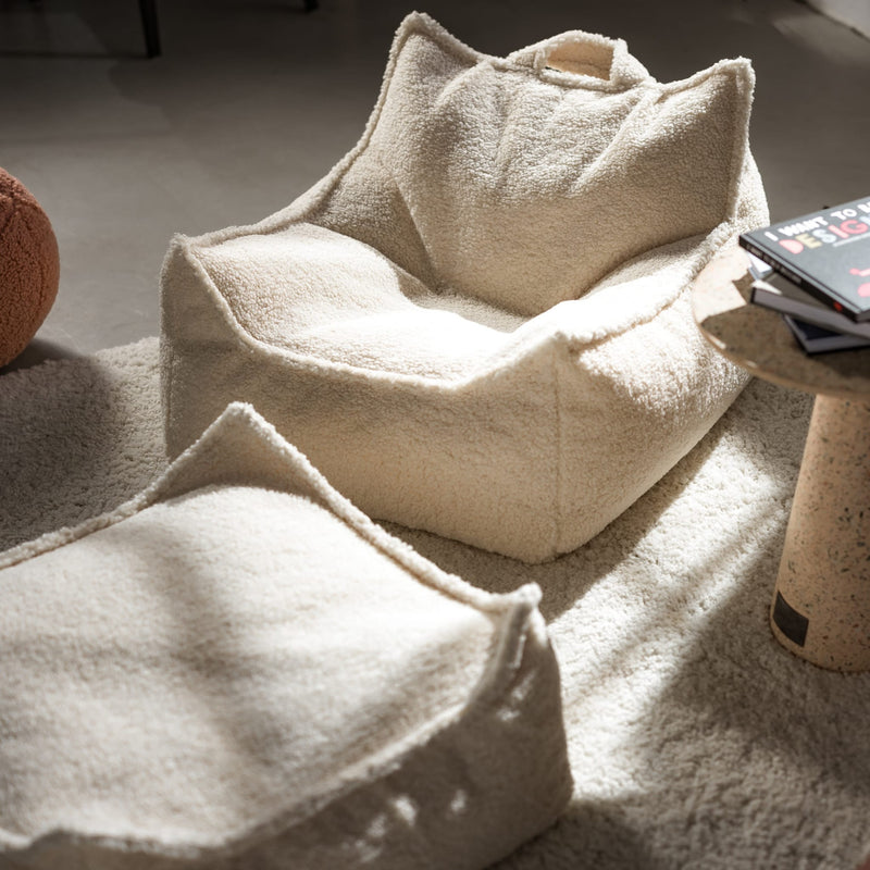 Sitzsack Sessel "Cream White"