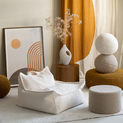 Sitzsack Sessel "Cream White"