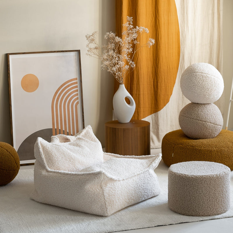 Sitzsack Sessel "Cream White"
