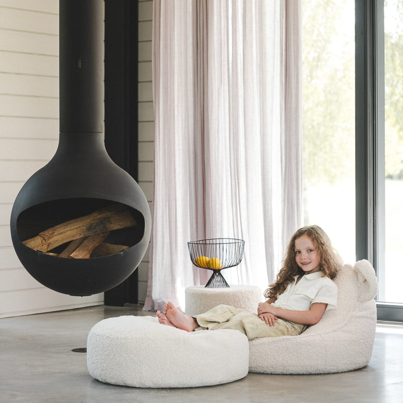 Teddy Sitzsack "Cream White"