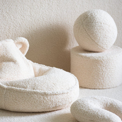 Sitzpuff "Cream White"