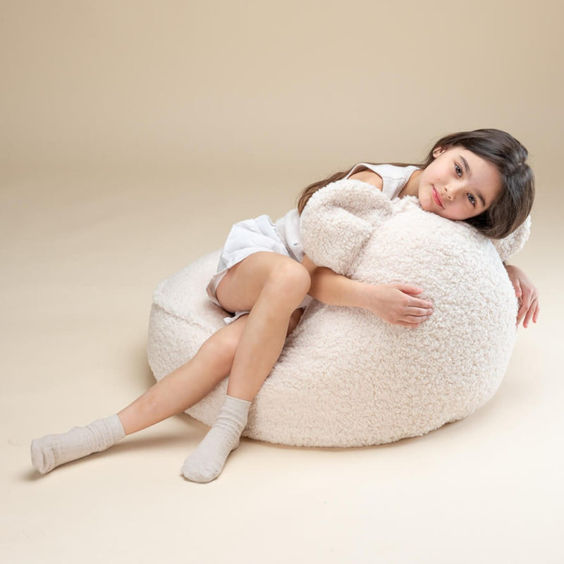 Teddy Sitzsack "Cream White"