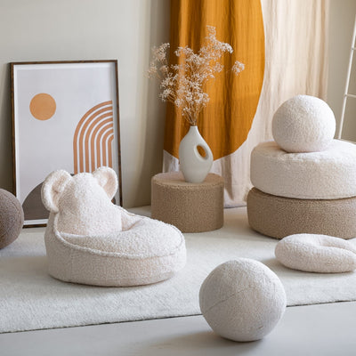 Teddy Sitzsack "Cream White"