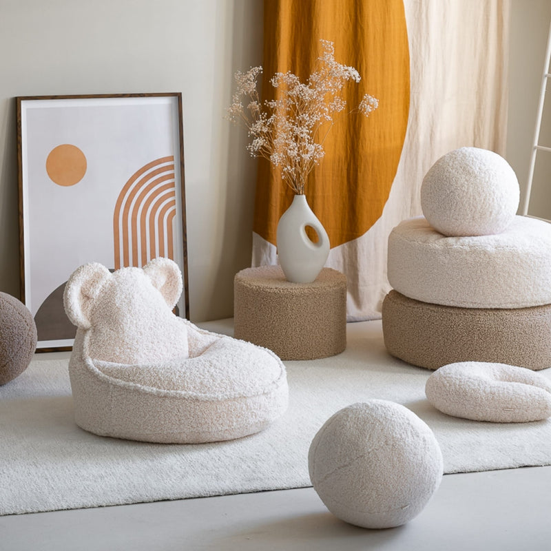 Teddy Sitzsack "Cream White"