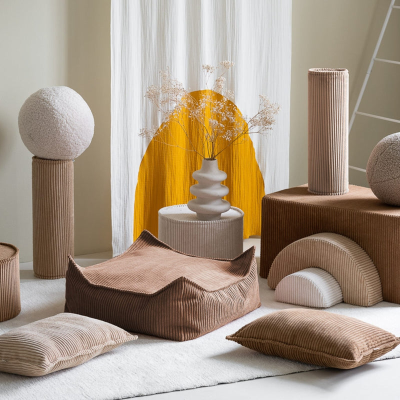 Sitzhocker "Square Toffee"