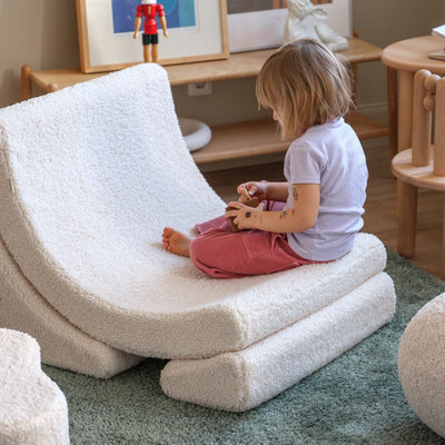 Kindersessel Moon "Cream White"