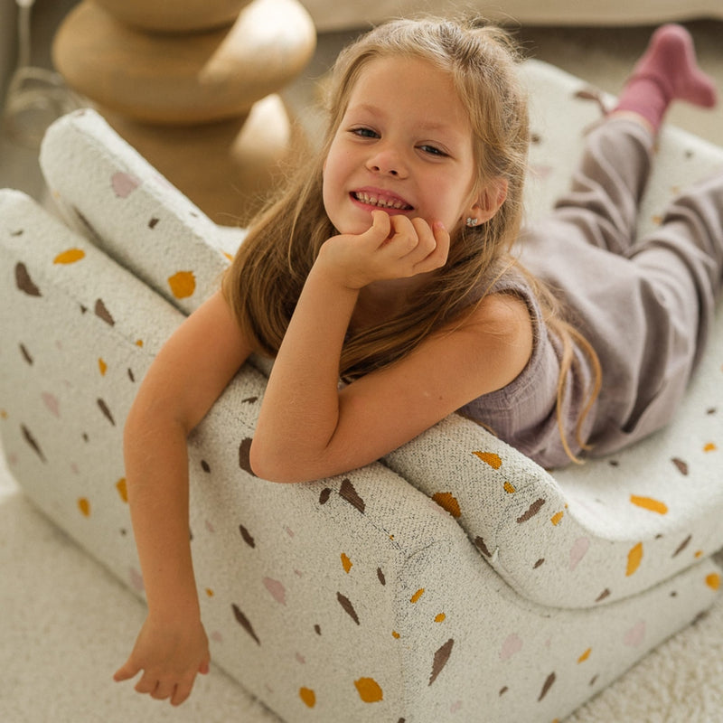 Kindersessel Moon "Terrazzo Marble"