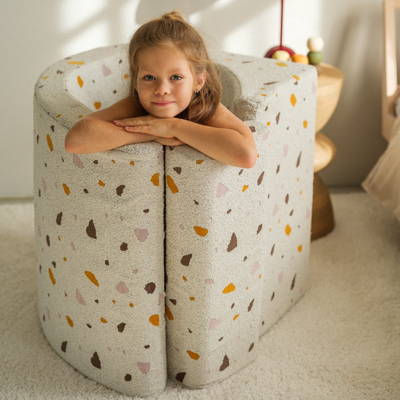 Kindersessel Moon "Terrazzo Marble"