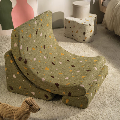 Kindersessel Moon "Terrazzo Moss"