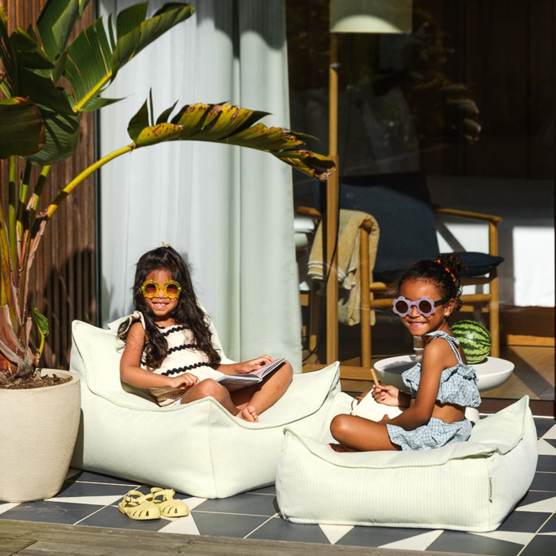 Outdoor Square Ottoman "Herba"