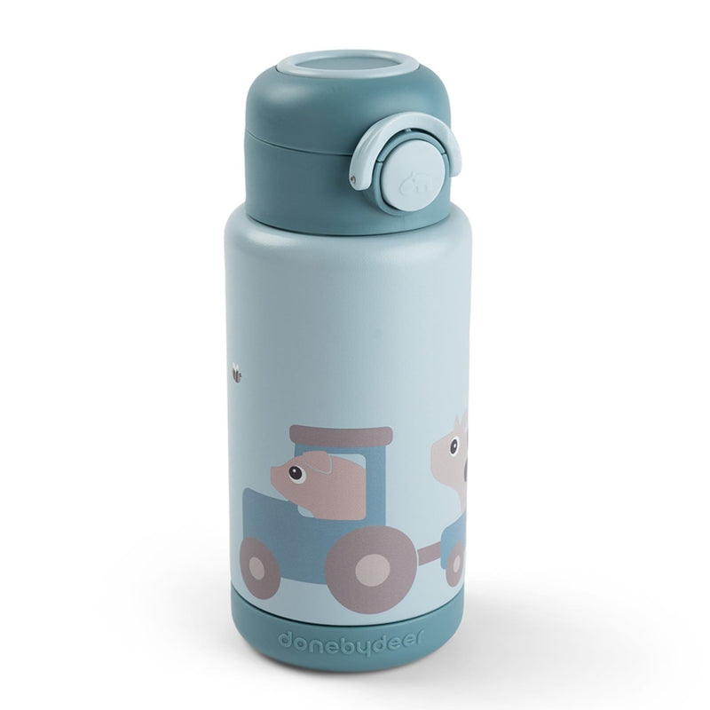Thermoflasche "Tiny farm - Blue" 340ml