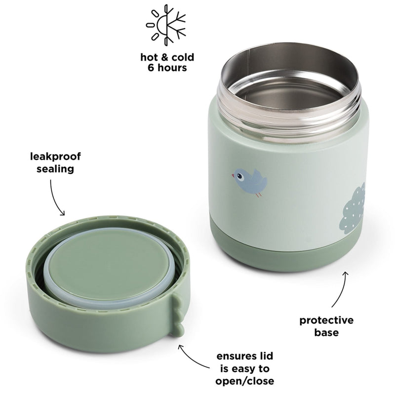 Thermo-Essensbehälter "Tiny farm - green" 300 ml