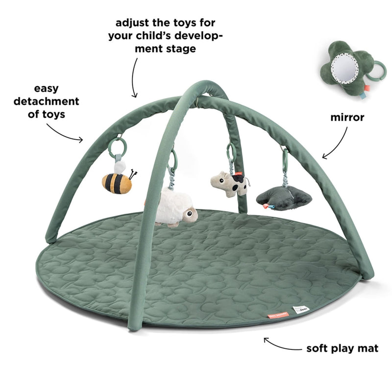 Spielbogen mit Krabbeldecke "Tiny Farm - Green"