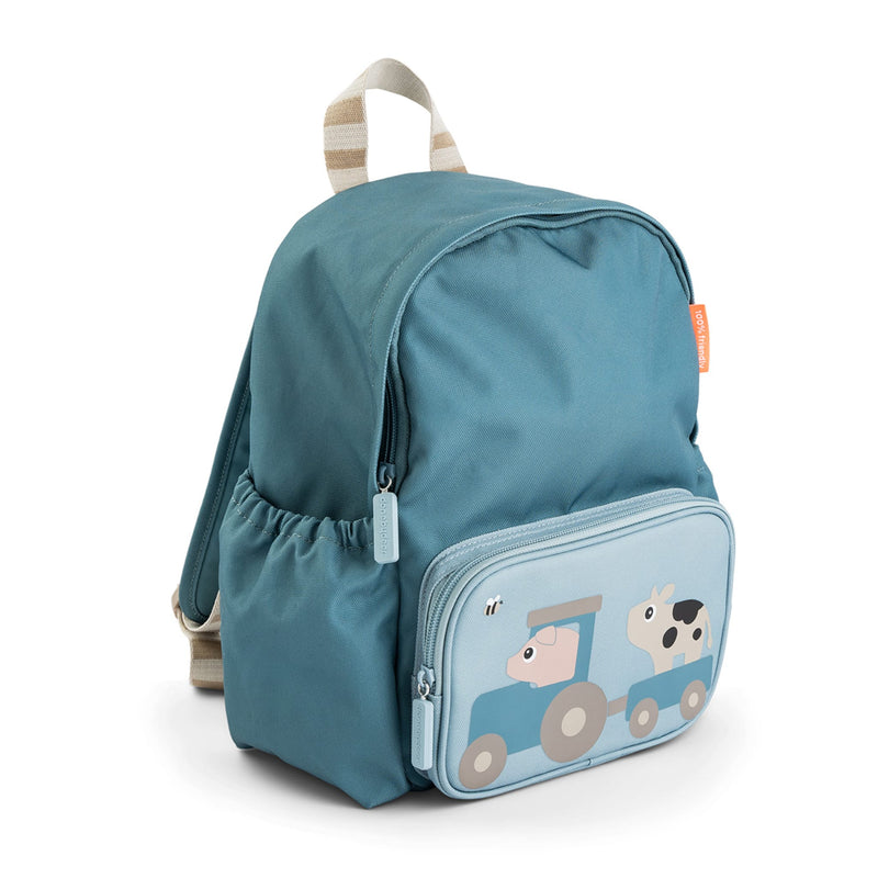 Kinderrucksack “Tiny Farm Blue"