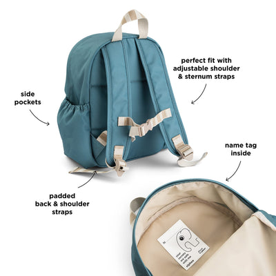 Kinderrucksack “Tiny Farm Blue"
