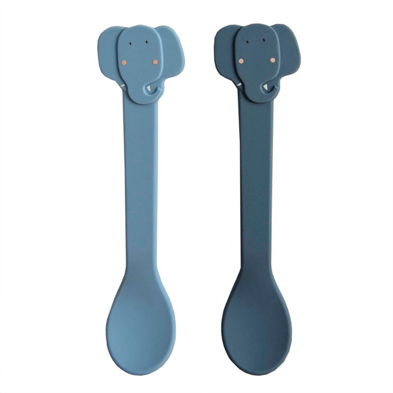 Silikon-Löffel "Mrs. Elephant“ 2er Pack