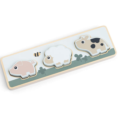 Sensorisches Puzzle  "Tiny Farm - Farbmix"