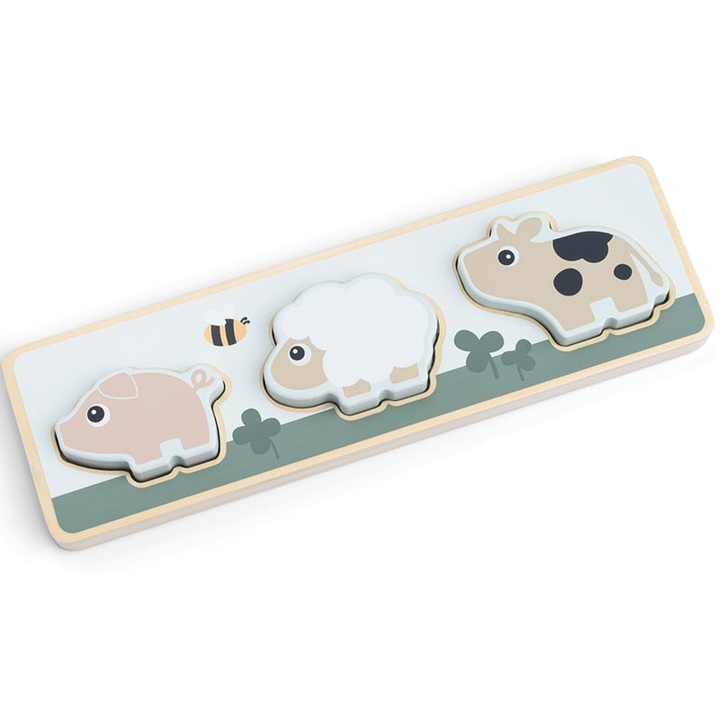 Sensorisches Puzzle  "Tiny Farm - Farbmix"