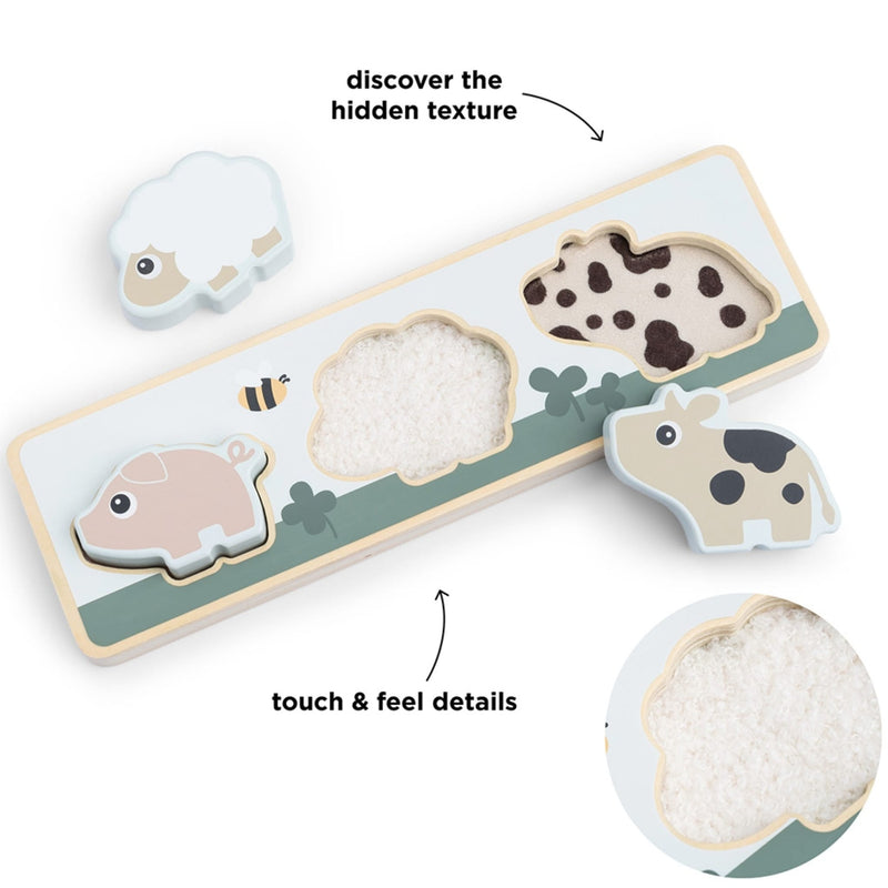 Sensorisches Puzzle  "Tiny Farm - Farbmix"