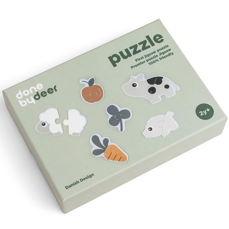 Erstes Jigsaw Puzzleset "Tiny Farm - Colour Mix"