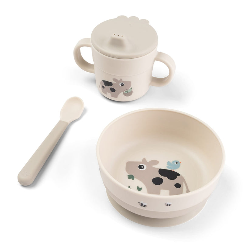 Geschirrset “Foodie Tiny farm - Sand"