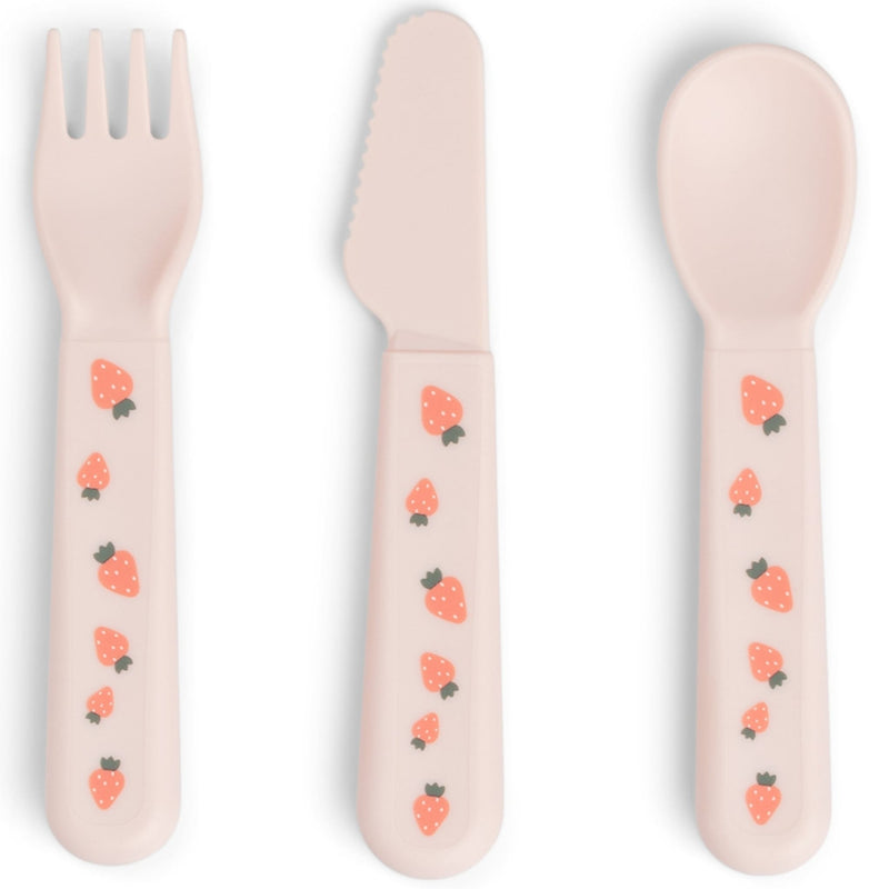Kinderbesteck-Set " Foodie Tiny Farm - Powder"