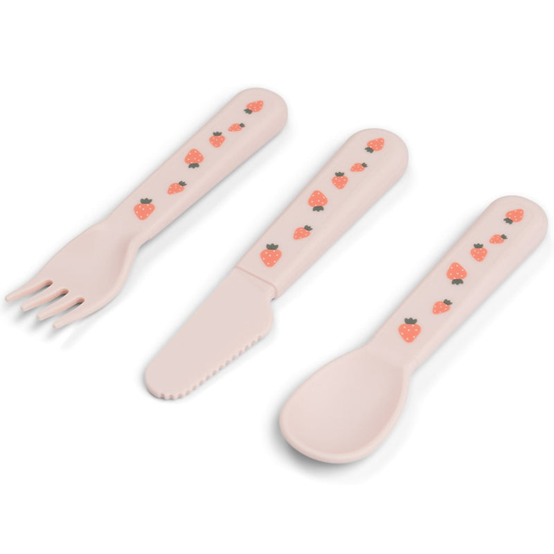 Kinderbesteck-Set " Foodie Tiny Farm - Powder"