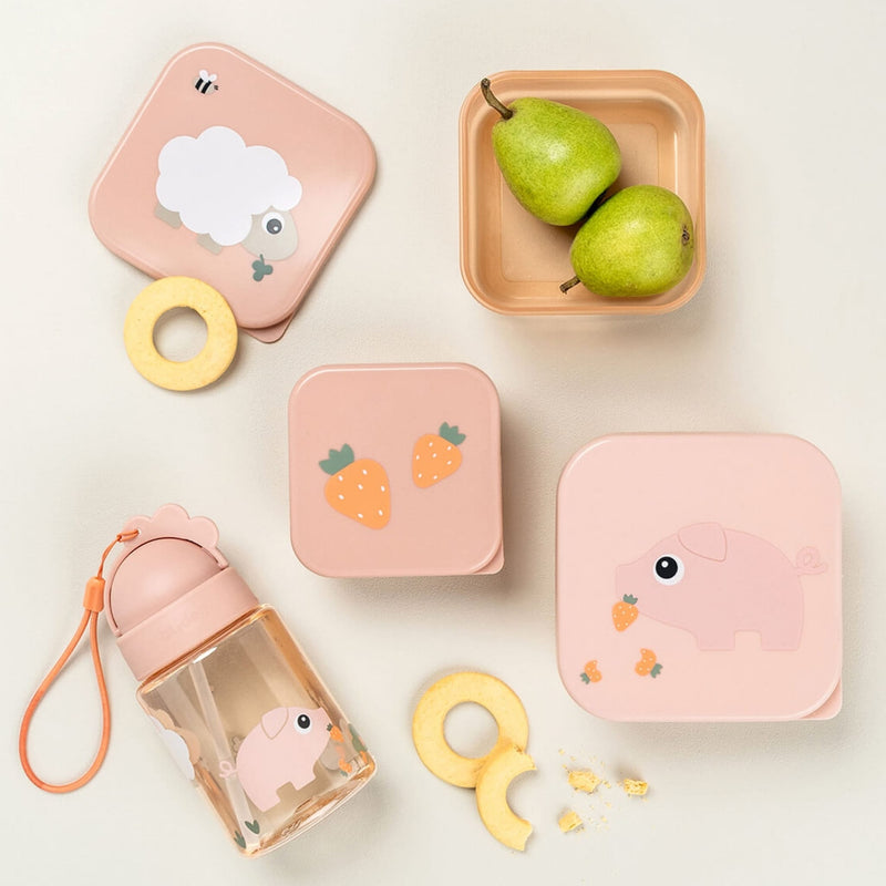 Snackbox-Set für Kinder “Tiny Farm - powder"