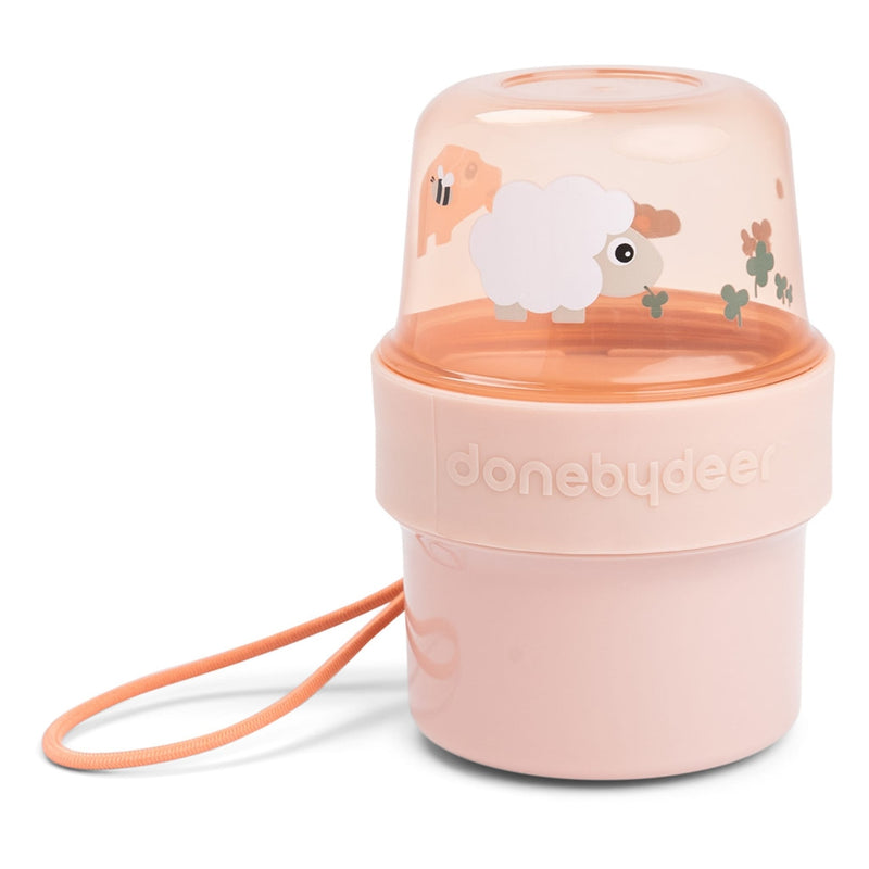 To Go 2-Way Snack-Behälter "Tiny farm - powder" S