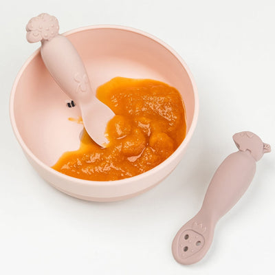 Babylöffel-set “Tiny farm - powder“