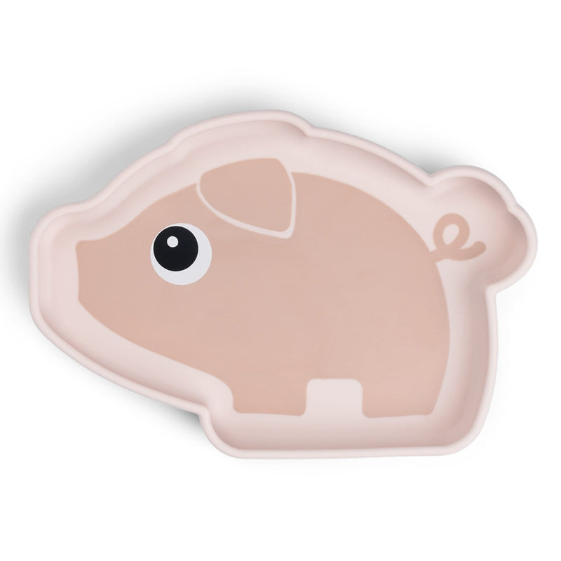 Stick&Stay Silikon Snackteller "Pigee - powder“
