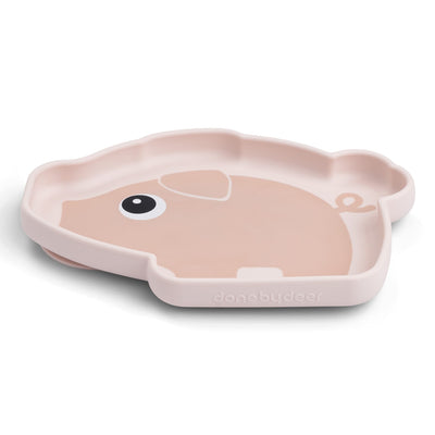 Stick&Stay Silikon Snackteller "Pigee - powder“