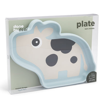 Stick&Stay Silikon Snackteller "Dotti - blue"